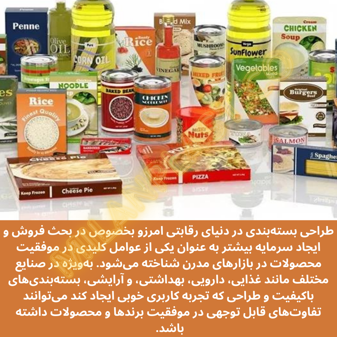 طراحی بسته‌بندی در دنیای رقابتی امرزو بخصوص در بحث فروش و ایجاد سرمایه بیشتر به عنوان یکی از عوامل کلیدی در موفقیت محصولات در بازارهای مدرن شناخته می‌شود.